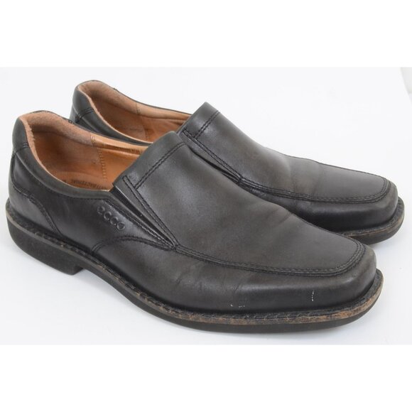 ECCO Men\'s 44 (10-10.5) Helsinki 2.0 Leather Apron Toe Slip-Ons Shoes Business C